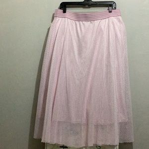 Alfani  pink circle women midi skirt